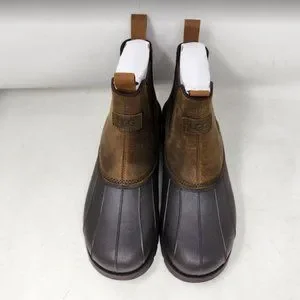 Men\'s 7.5 Ugg Gatson Chelsea duck rain boots in Chestnut leather 1123672 Men main image 4